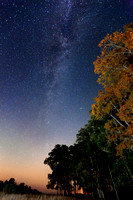 NIGHT SKY - GLOW OF MOONRISE - DIXIE NATIONAL FOREST, UTAH