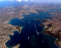 aerial view of sydney australia