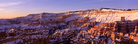 SUNSET POINT - WINTER PANORAMA - BRYCE CANYON NATIONAL PARK
