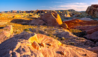 SUNSET AT VALLEY OF FIRE STATE PARK, NEVADA