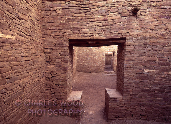 DOORWAYS OF THE ANCIENTS - PUEBLOAN RUIN, CHACO CANYON NATIONAL MONUMENT, NEW MEXICO