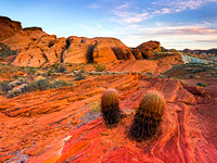 DUSK AT VALLEY OF FIRE STATE PARK, NEVADA
