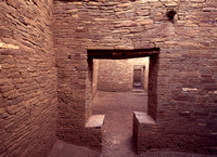 DOORWAYS OF THE ANCIENTS - PUEBLOAN RUIN, CHACO CANYON NATIONAL MONUMENT, NEW MEXICO